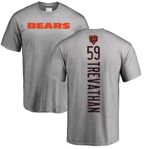 Chicago Bears Men Ash Danny Trevathan Backer NFL Football #59 T Shirt